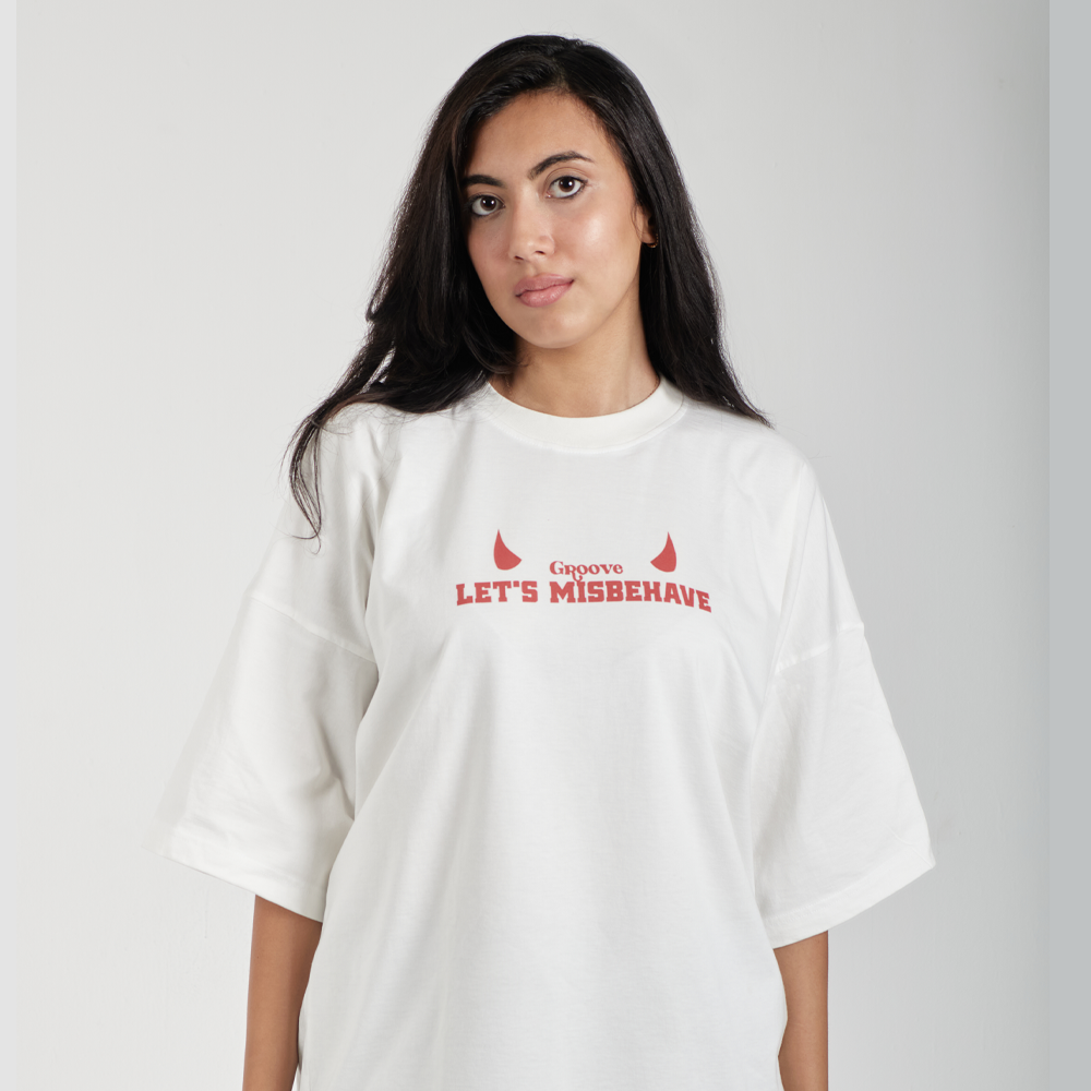 Let's Misbehave Unisex Oversized Tshirt