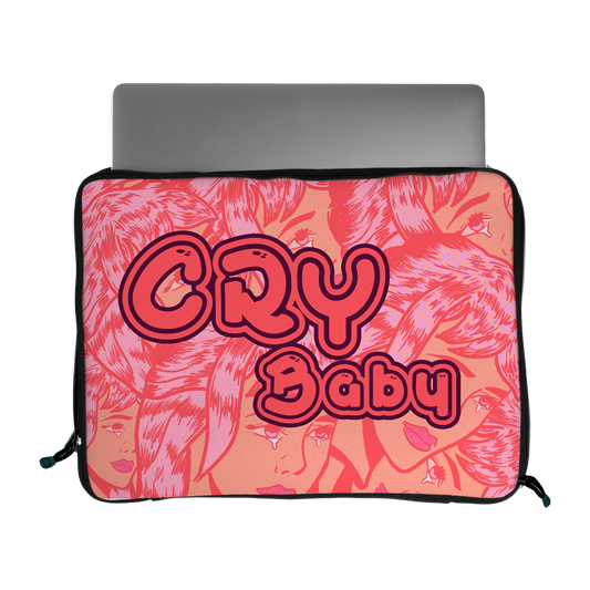 crybaby laptop sleeve