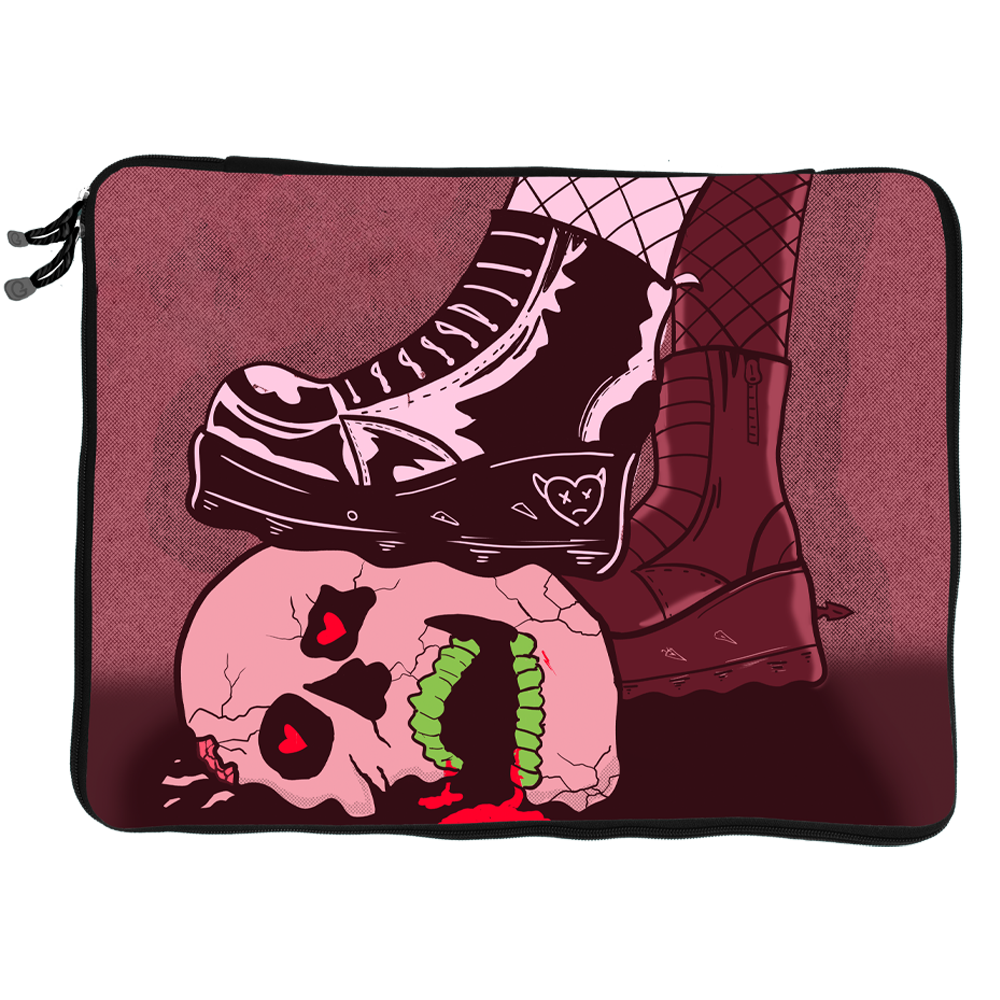 skull crusher laptop sleeve 