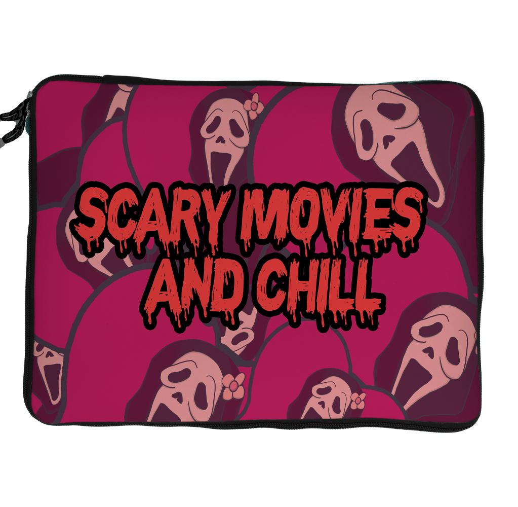 scary movies laptop sleeves