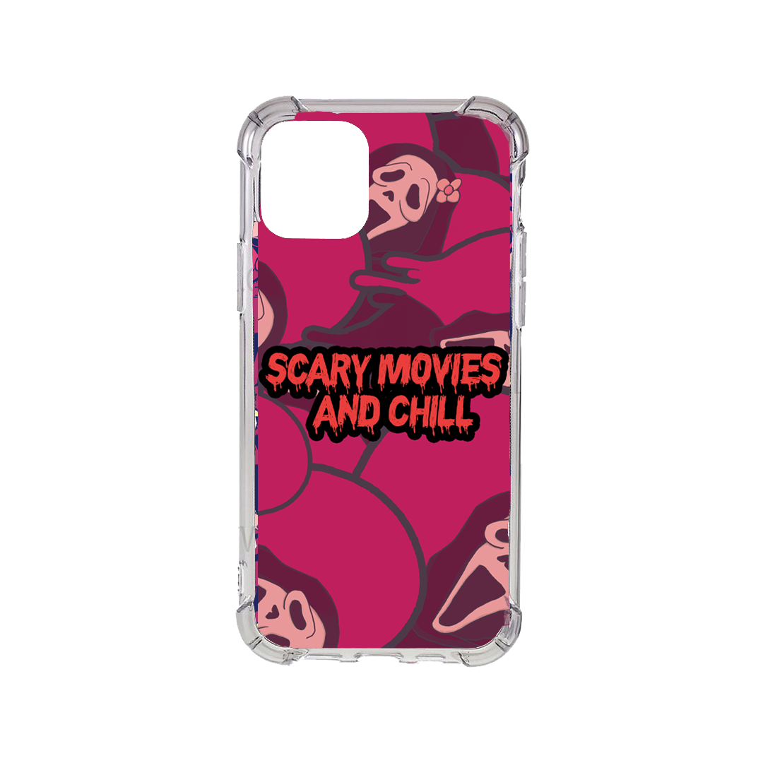 scary movies and chill phone case