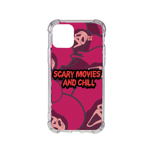 scary movies and chill phone case