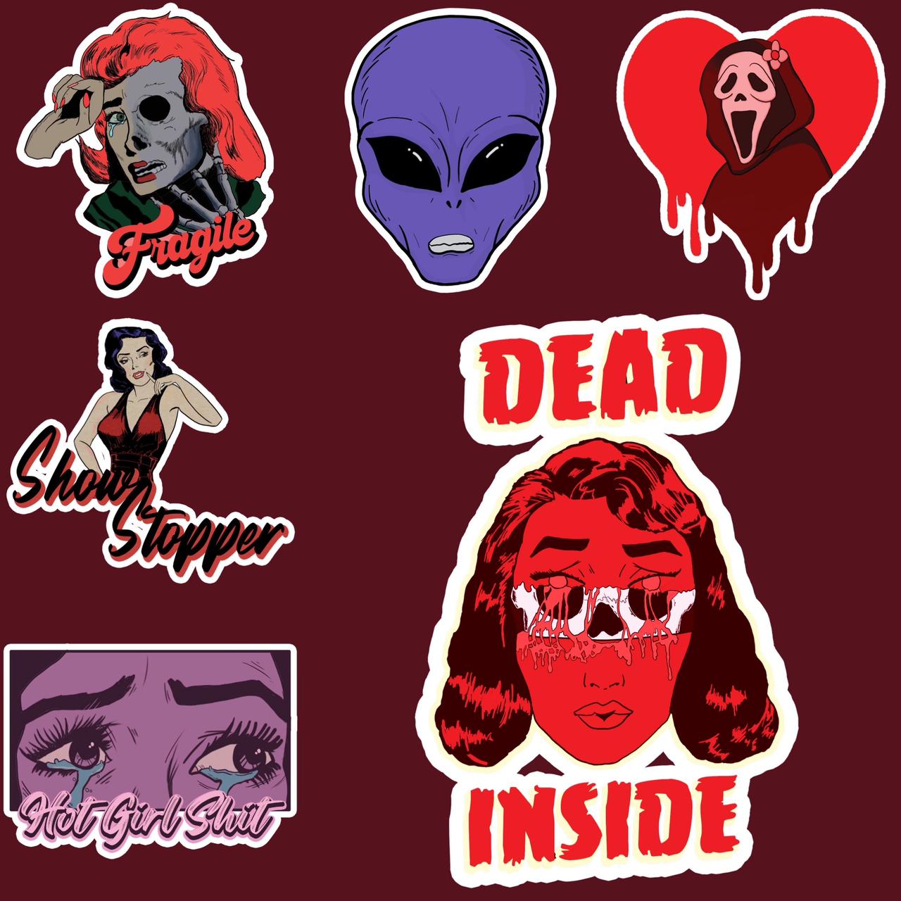 CHOOSE YOUR OWN sticker Pack of 6