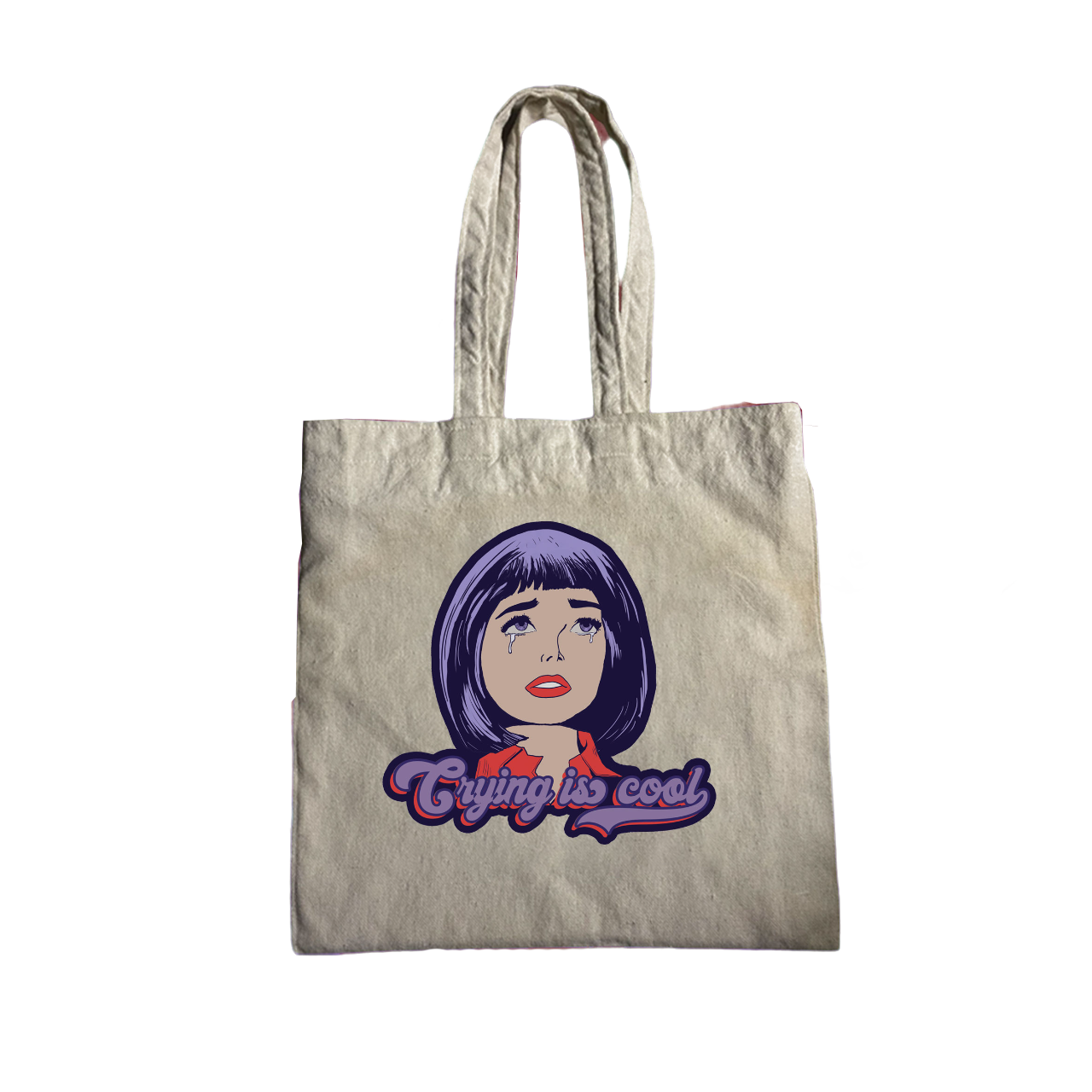 Crying is Cool Tote bag