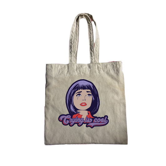 Crying is Cool Tote bag