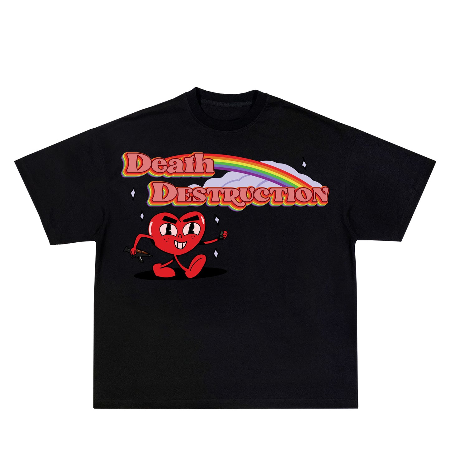 Death and Destruction Unisex Oversized  T-shirt