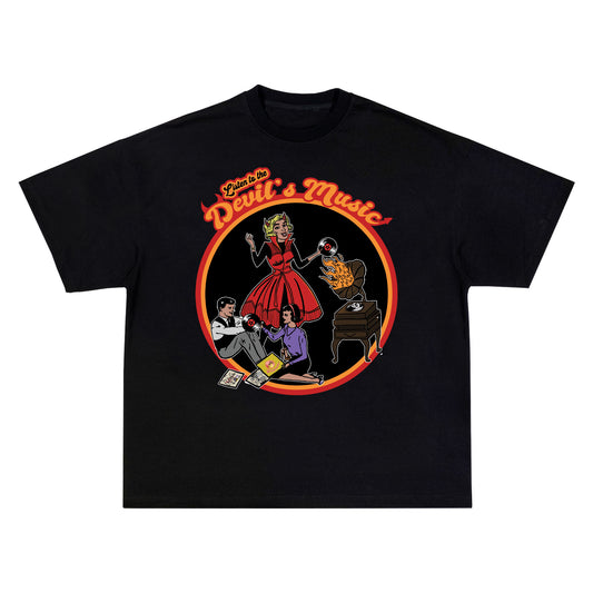 Devil's Music Unisex Oversized T-shirt