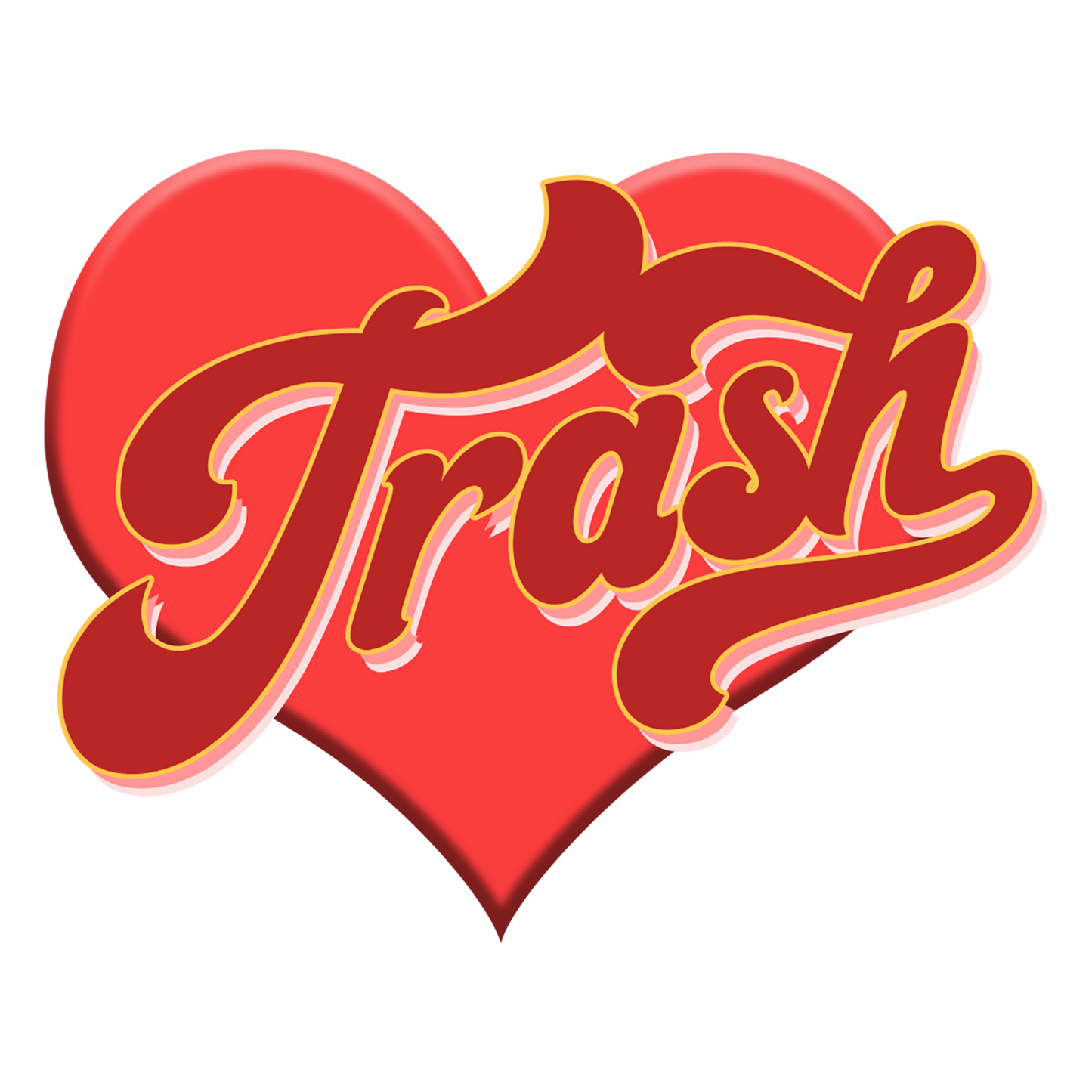 Trash sticker