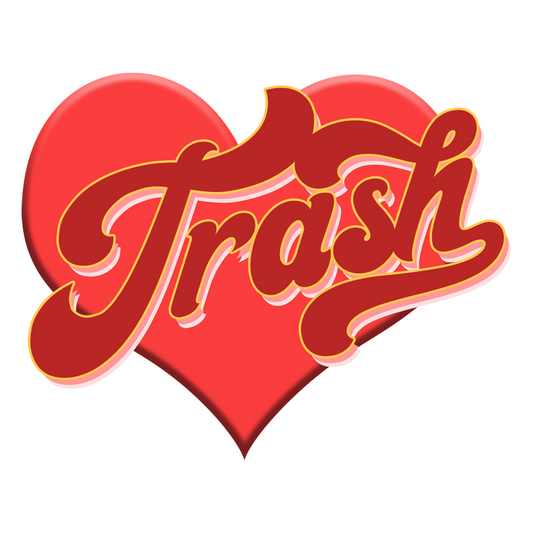 Trash sticker